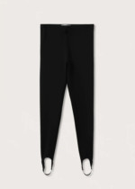 Legging basique fuseau noir mango