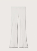 Pantalon 100 % Lyocell blanc mango