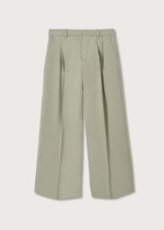 Pantalon pinces wideleg mango