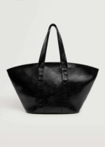 Sac maxi shopper noir mango