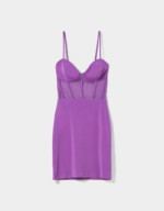 robe-tulle-mauve-bershka